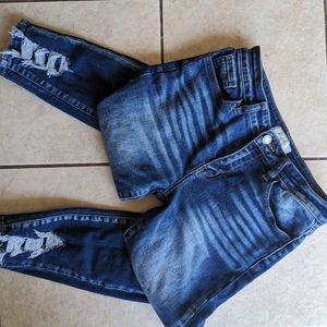 Kancan signature jeans 27 mid rise ankle skinny